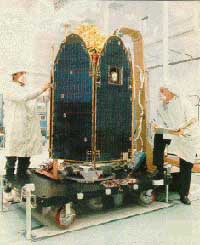 Preparations are made to the final TOMS mapping instrument, which launched in 1996 and was decommissioned in May 2007