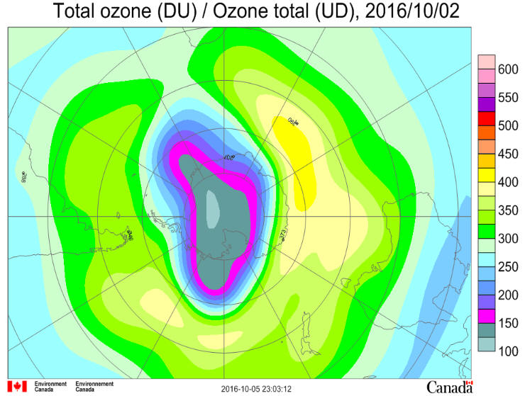 October2 2016 Ozone Hole