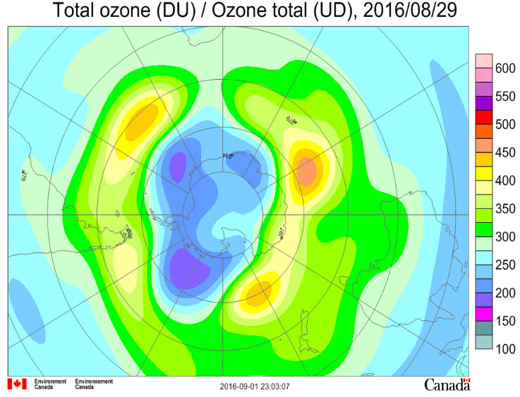 Ozone Hole 2016