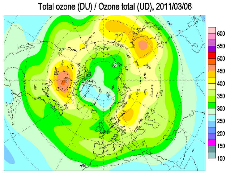 Arctic on the verge of record ozone loss 