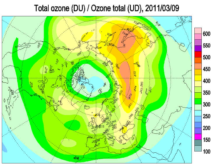 Arctic on the verge of record ozone loss 