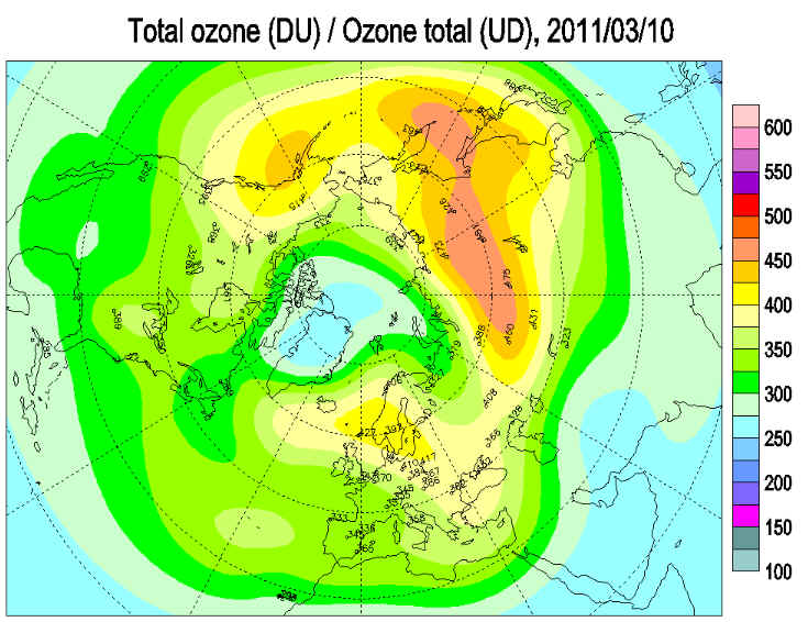 Arctic on the verge of record ozone loss 