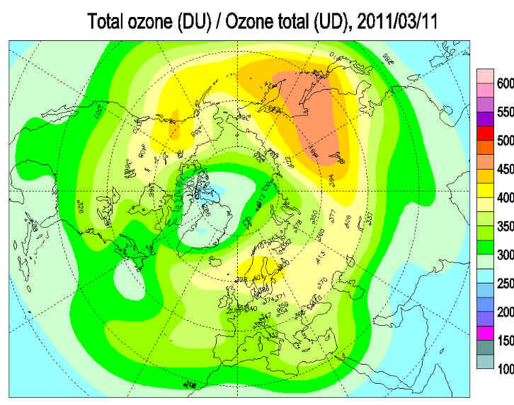 Arctic on the verge of record ozone loss 