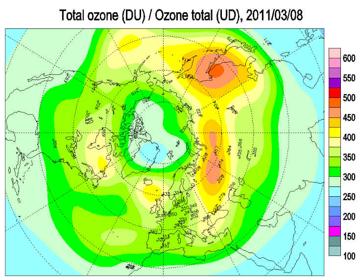 Arctic on the verge of record ozone loss 