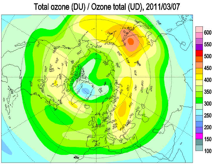 Arctic on the verge of record ozone loss 