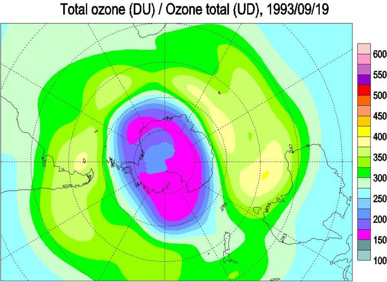 The Ozone Hole 1993