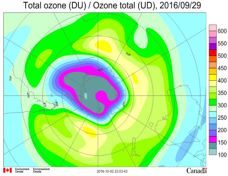 September29 2016 Ozone Hole