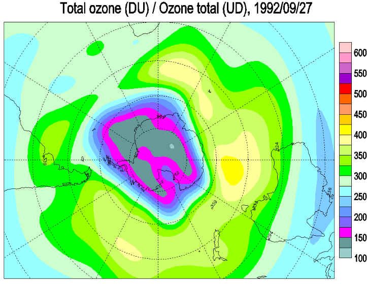 Ozone Hole 1992