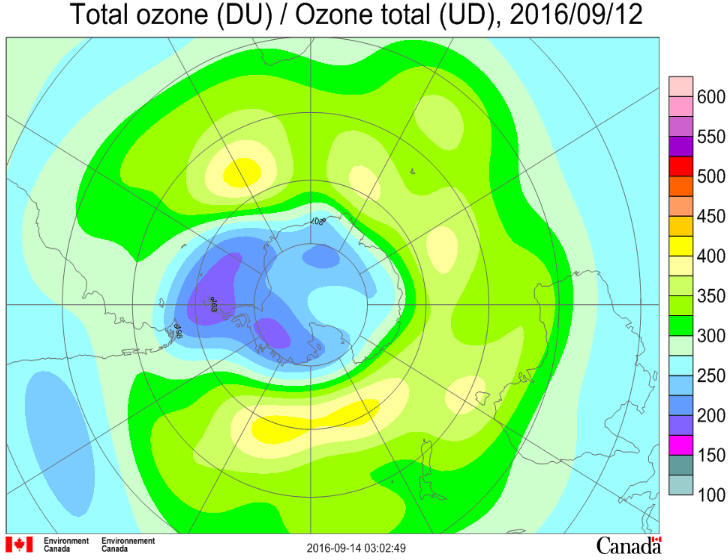 Ozone Hole 2016