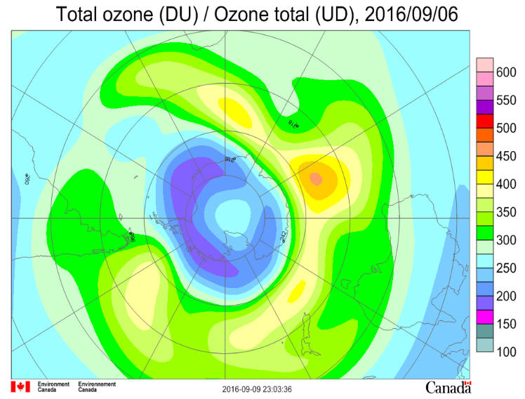 Ozone Hole Sep 6 2016